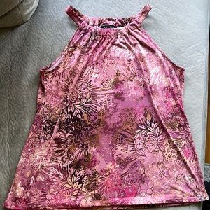Tank Top Floral Pink 5/$25